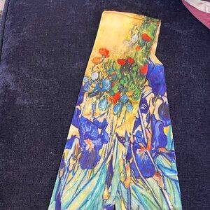 Painting Square Scarf Fashion Literary Imitation Silk HairBand